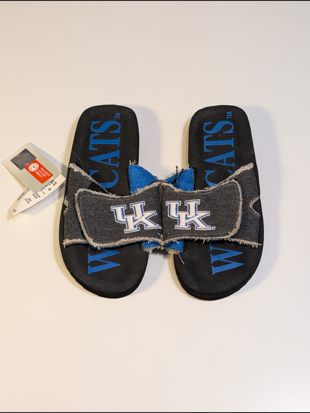 Kentucky Wildcats NCAA Unisex Slide Sandals NWT Men 5/6 Women 7/8